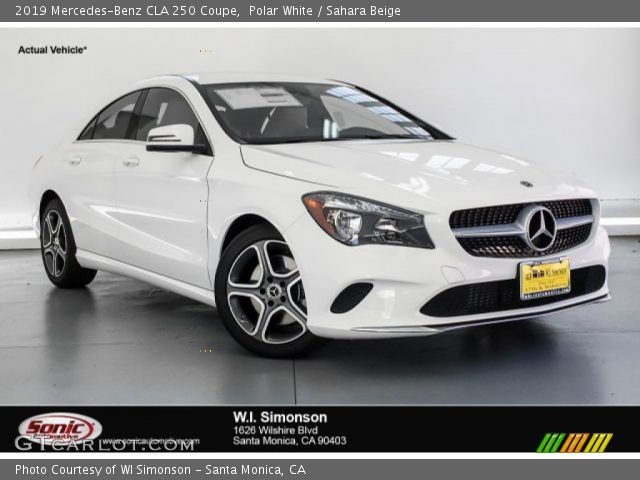 2019 Mercedes-Benz CLA 250 Coupe in Polar White