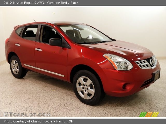 2012 Nissan Rogue S AWD in Cayenne Red