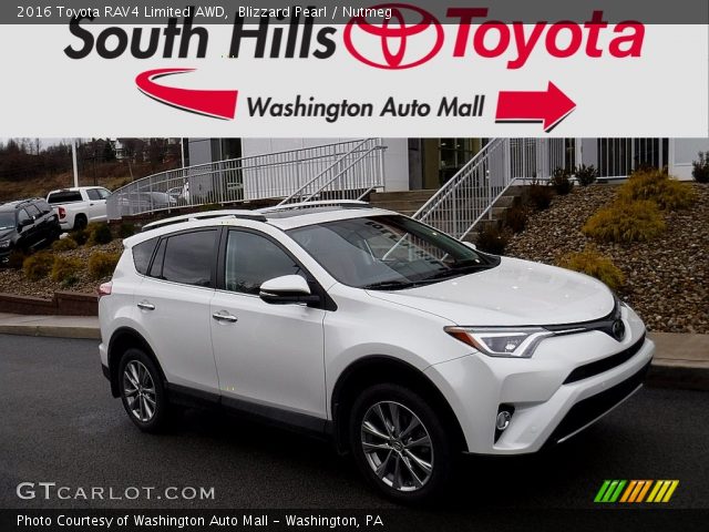 2016 Toyota RAV4 Limited AWD in Blizzard Pearl