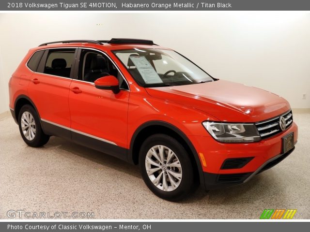 2018 Volkswagen Tiguan SE 4MOTION in Habanero Orange Metallic