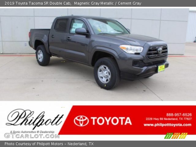 2019 Toyota Tacoma SR Double Cab in Magnetic Gray Metallic