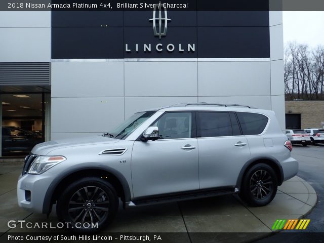 2018 Nissan Armada Platinum 4x4 in Brilliant Silver