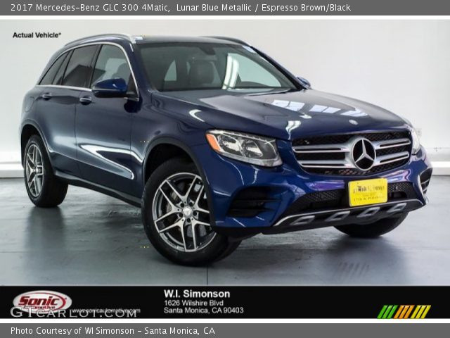 2017 Mercedes-Benz GLC 300 4Matic in Lunar Blue Metallic