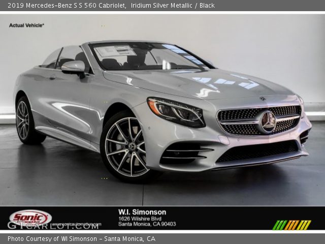 2019 Mercedes-Benz S S 560 Cabriolet in Iridium Silver Metallic