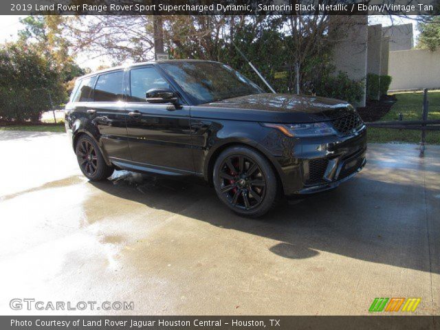 2019 Land Rover Range Rover Sport Supercharged Dynamic in Santorini Black Metallic