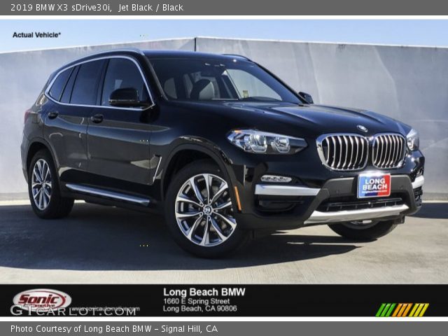 2019 BMW X3 sDrive30i in Jet Black
