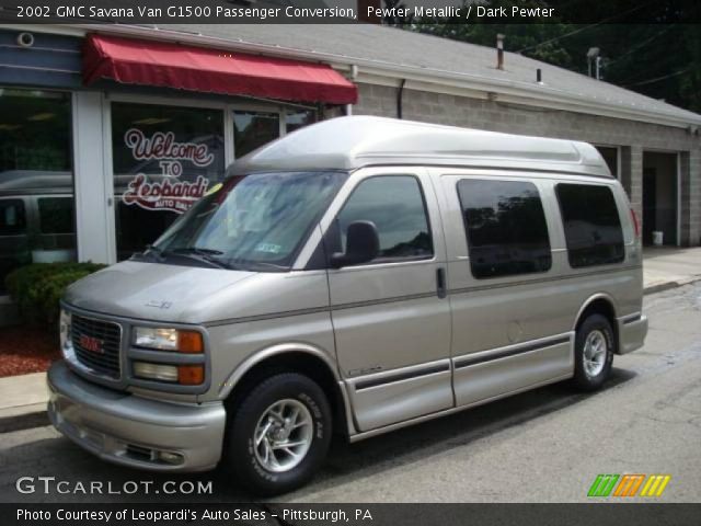 2002 GMC Savana Van G1500 Passenger Conversion in Pewter Metallic