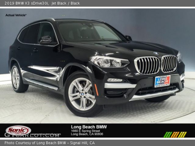 2019 BMW X3 sDrive30i in Jet Black