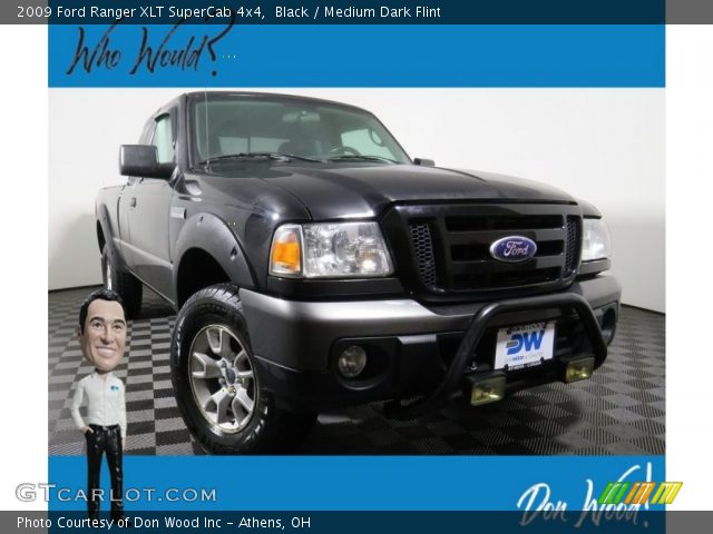 2009 Ford Ranger XLT SuperCab 4x4 in Black