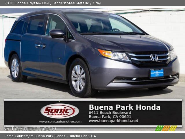 2016 Honda Odyssey EX-L in Modern Steel Metallic