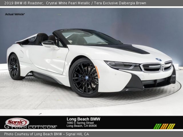 2019 BMW i8 Roadster in Crystal White Pearl Metallic