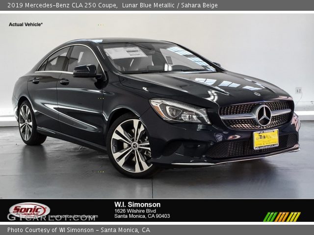 2019 Mercedes-Benz CLA 250 Coupe in Lunar Blue Metallic