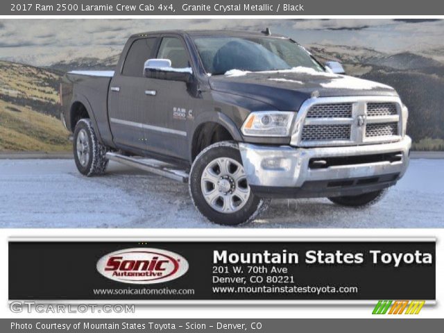 2017 Ram 2500 Laramie Crew Cab 4x4 in Granite Crystal Metallic