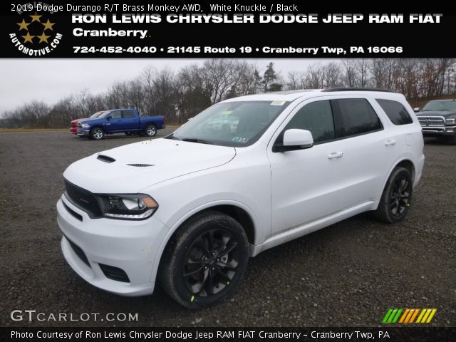 2019 Dodge Durango R/T Brass Monkey AWD in White Knuckle