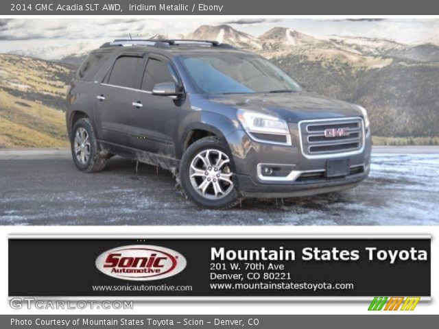 2014 GMC Acadia SLT AWD in Iridium Metallic
