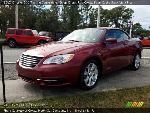 2012 Chrysler 200 Touring Convertible in Deep Cherry Red Crystal Pearl Coat