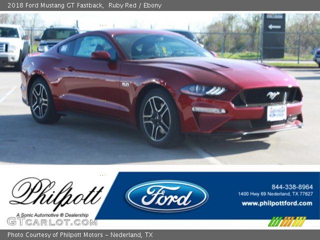 2018 Ford Mustang GT Fastback in Ruby Red