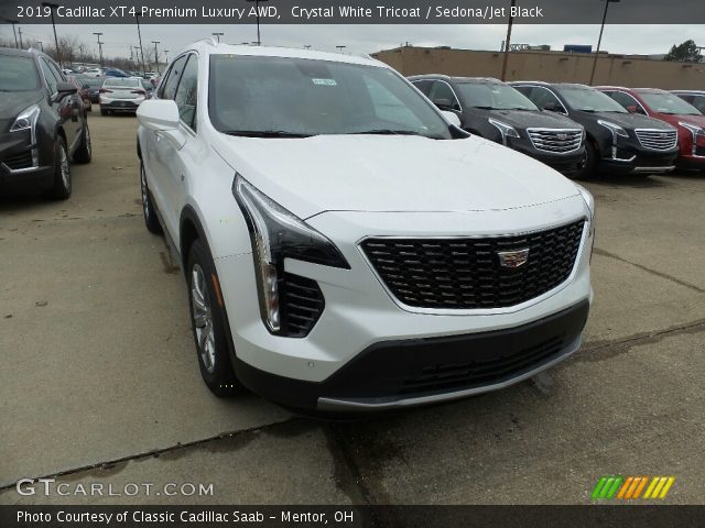 Crystal White Tricoat 2019 Cadillac Xt4 Premium Luxury Awd Sedona Jet Black Interior Gtcarlot Com Vehicle Archive 131220785