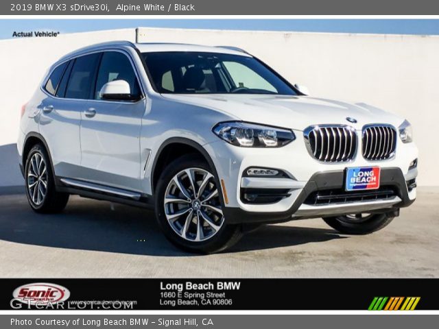 2019 BMW X3 sDrive30i in Alpine White