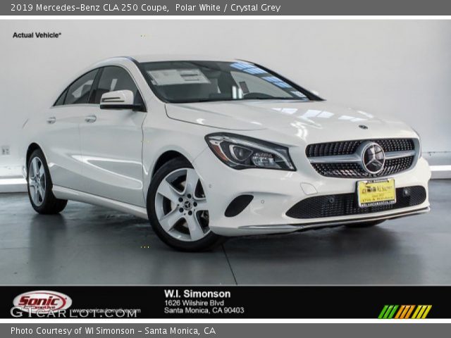 2019 Mercedes-Benz CLA 250 Coupe in Polar White