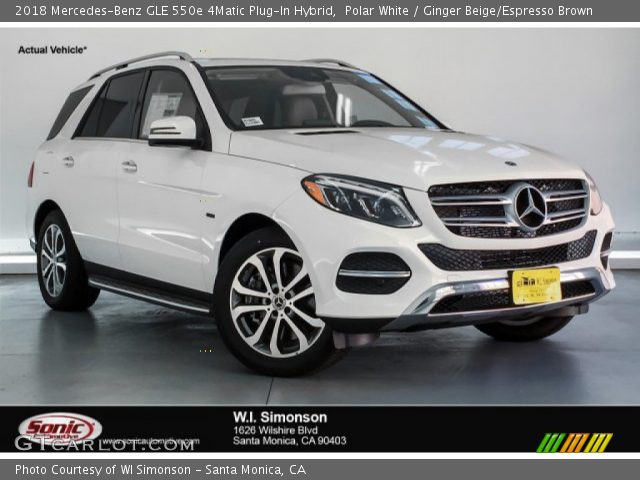 2018 Mercedes-Benz GLE 550e 4Matic Plug-In Hybrid in Polar White