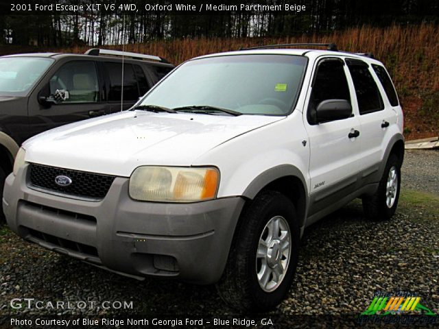 2001 Ford Escape XLT V6 4WD in Oxford White