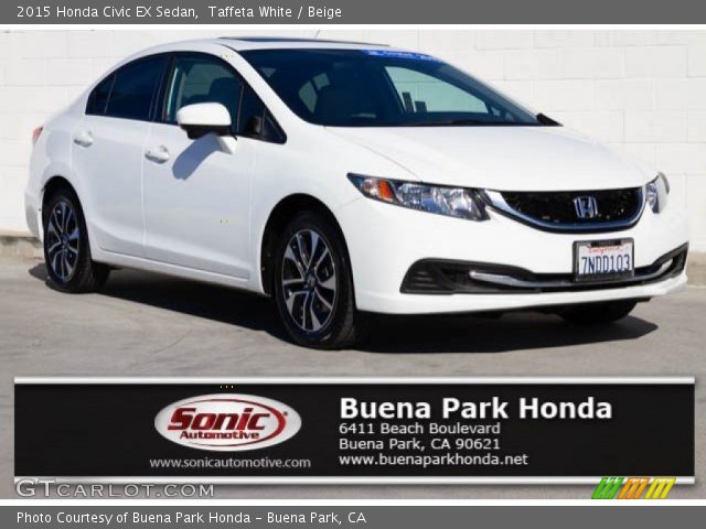 2015 Honda Civic EX Sedan in Taffeta White