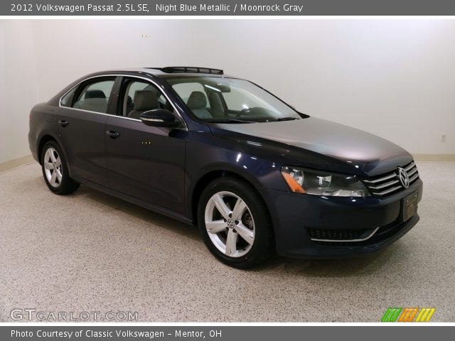 2012 Volkswagen Passat 2.5L SE in Night Blue Metallic