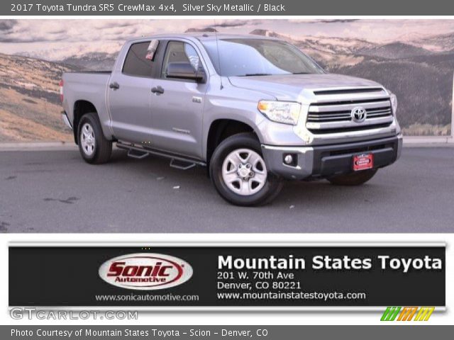 2017 Toyota Tundra SR5 CrewMax 4x4 in Silver Sky Metallic