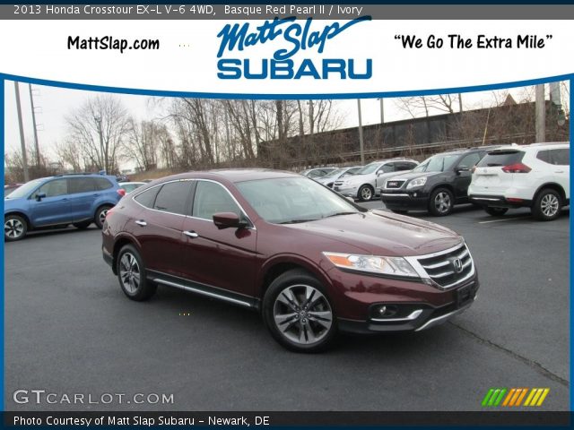 Basque Red Pearl Ii 2013 Honda Crosstour Ex L V 6 4wd