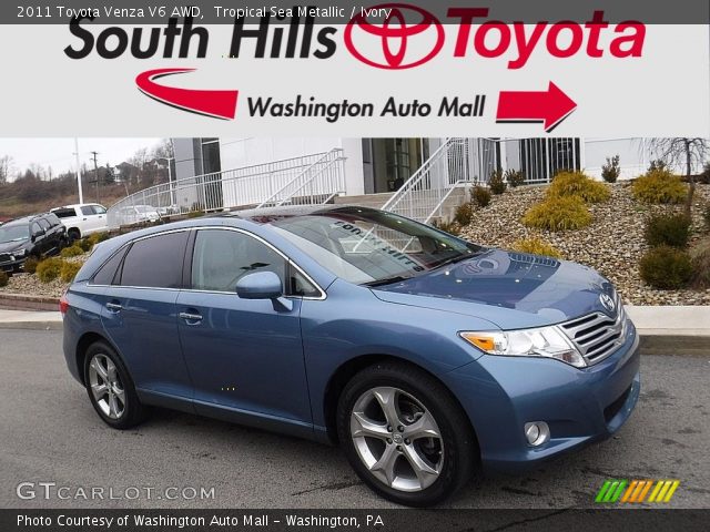 2011 Toyota Venza V6 AWD in Tropical Sea Metallic