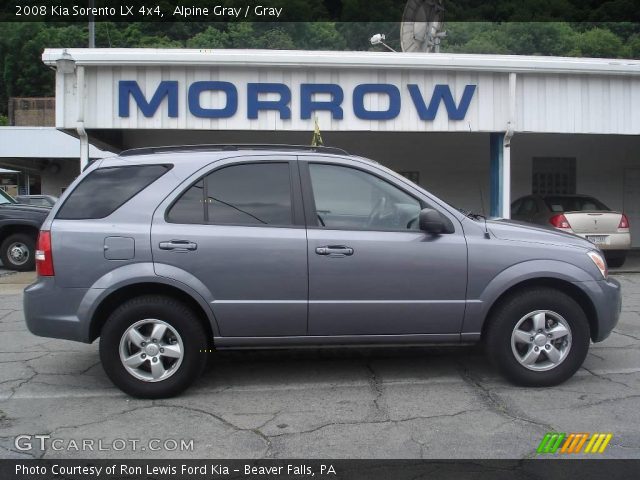2008 Kia Sorento LX 4x4 in Alpine Gray