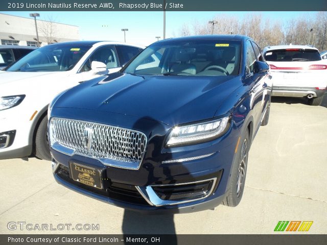 2019 Lincoln Nautilus Reserve AWD in Rhapsody Blue
