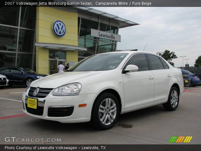 2007 Volkswagen Jetta Wolfsburg Edition Sedan in Campanella White