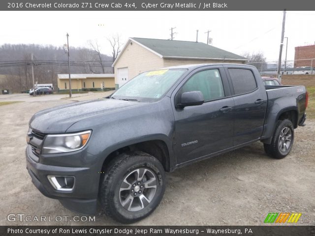 2016 Chevrolet Colorado Z71 Crew Cab 4x4 in Cyber Gray Metallic