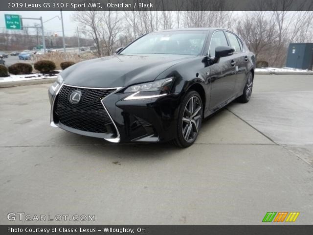 2019 Lexus GS 350 F Sport AWD in Obsidian