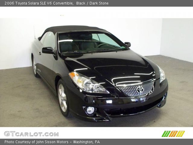 2006 Toyota Solara SLE V6 Convertible in Black