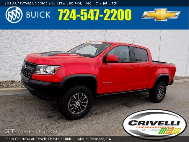 2018 Chevrolet Colorado ZR2 Crew Cab 4x4 in Red Hot