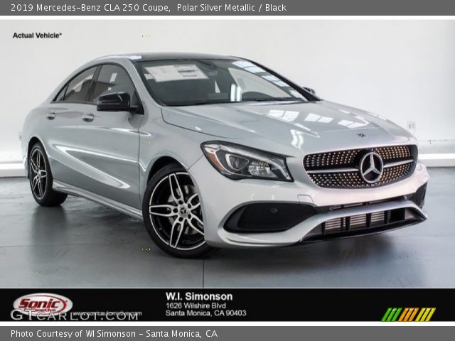 2019 Mercedes-Benz CLA 250 Coupe in Polar Silver Metallic