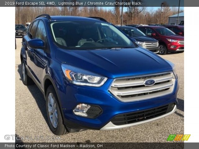 2019 Ford Escape SEL 4WD in Lightning Blue
