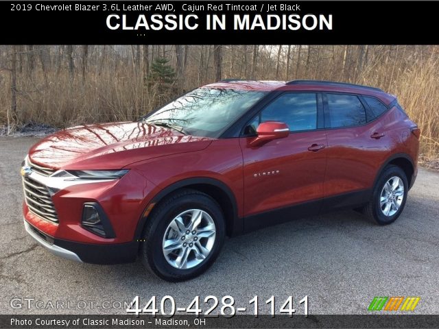 2019 Chevrolet Blazer 3.6L Leather AWD in Cajun Red Tintcoat
