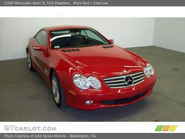 2006 Mercedes-Benz SL 500 Roadster in Mars Red