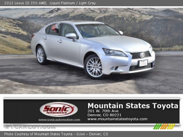 2013 Lexus GS 350 AWD in Liquid Platinum