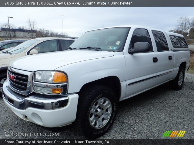 2005 GMC Sierra 1500 SLE Crew Cab 4x4 in Summit White