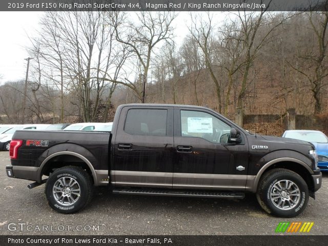 2019 Ford F150 King Ranch SuperCrew 4x4 in Magma Red