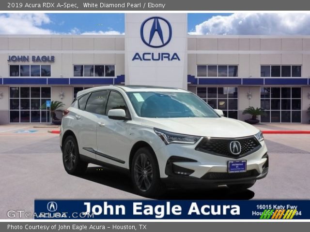 2019 Acura RDX A-Spec in White Diamond Pearl