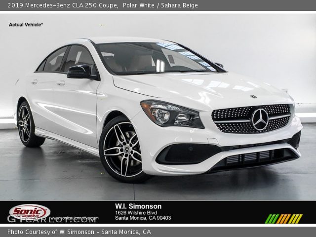 2019 Mercedes-Benz CLA 250 Coupe in Polar White