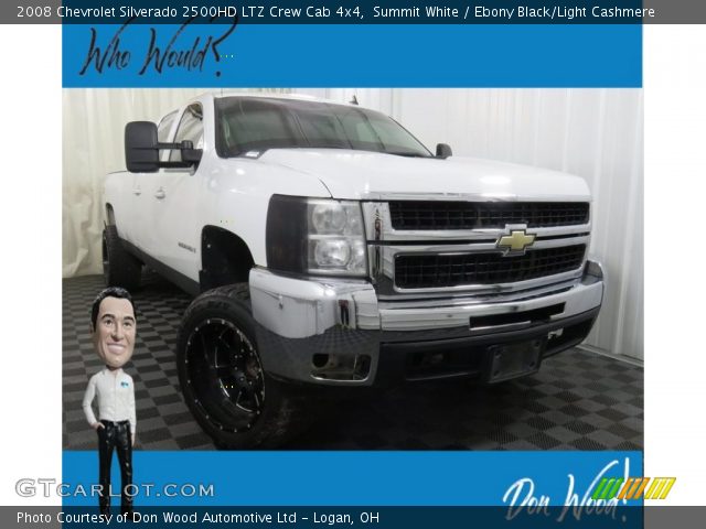 2008 Chevrolet Silverado 2500HD LTZ Crew Cab 4x4 in Summit White