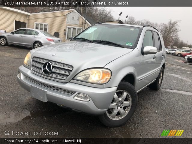 2003 Mercedes-Benz ML 350 4Matic in Brilliant Silver Metallic