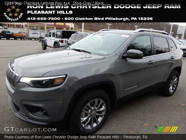 2019 Jeep Cherokee Latitude Plus 4x4 in Sting-Gray